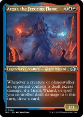 Aegar, the Freezing Flame (096) - Foil Etched
